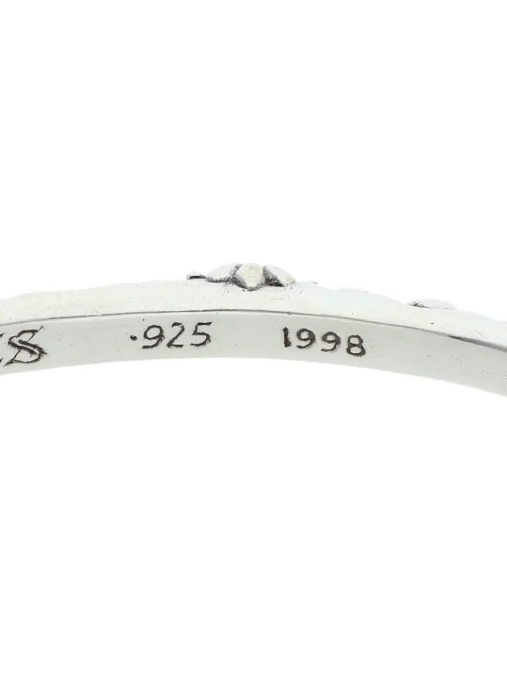 Chrome Hearts Bangle Sbt Band Silver Bracelet
